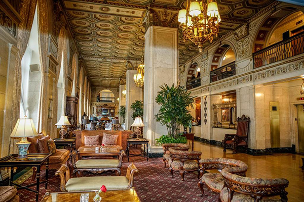 Lobby of The Brown Hotel - Louisville, KY