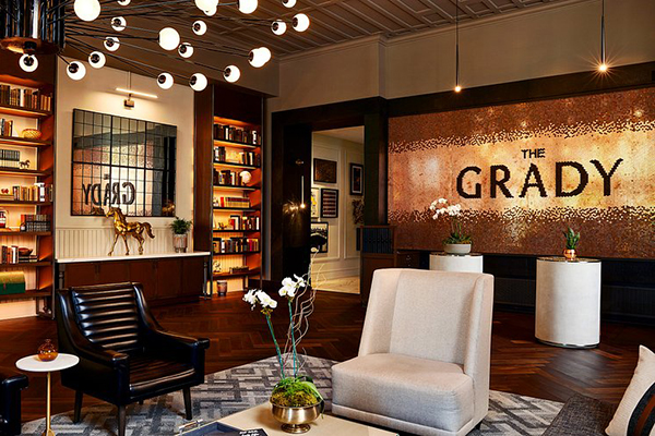 Lobby of The Grady Hotel - Louisville, KY