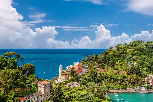 Portofino village on Ligurian coast, Italy Portofino village on Ligurian coast, Italy